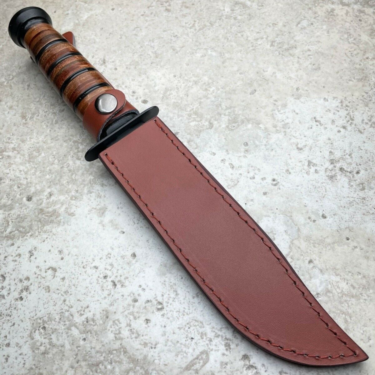 12" Camping Outdoor Fixed Blade Survival Hunting KNIFE w/ Sheath