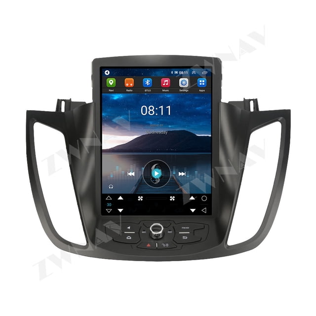 ZWNAV 10.4 inch 8 Core Android 14 Car Multimedia Automotive Radio For Ford Kuga 2013-2017 GPS Carplay Navigatio Head Unit