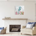 thumbnail image 2 of Stupell Industries Seahorse on Rustic Plank Pattern Animals & Insects Painting Gallery Wrapped Canvas Print Wall Art, 24 x 24, 2 of 7