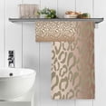 thumbnail image 5 of Coolnut Sexy Leopard Print Bath Towels Set,2 Piece Towels for Bathroom,Pure Cotton Soft Highly Absorbent 1 Bath Towels,1 Hand Towels,Bathroom Towels Set Wash cloth, 5 of 7