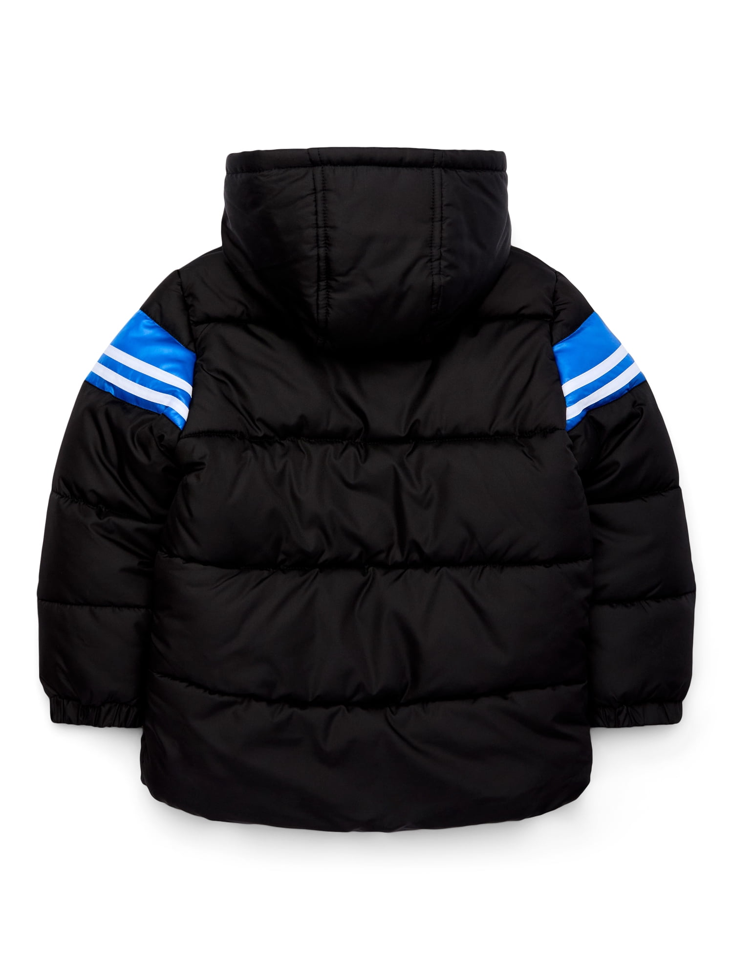 Ixtreme Boys Chest Striped Hooded Puffer Jacket, Sizes 4-18