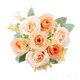 thumbnail image 2 of Flores Artificiales | Rosas de Seda para Decoración de Bodas y Hogar | Arreglos Florales de 32 Cm para Centros de Mesa, Decoración de Fiestas, Sala de Estar y Oficina | 1 Unidad, 2 of 6