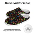 thumbnail image 6 of Disketp Berries Women's Men's Slippers Plush Slip-On House Slipper for Winter Indoor Soft Cushion Non-slip Fluffy Slides Slippers-35/36, 6 of 7