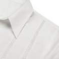 thumbnail image 5 of Thrilos Long Sleeve Mens Dress Shirts Business Button Up Shirts Stretch Wrinkle Free Shirt Jacquard Work Tops, 5 of 9