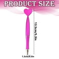 thumbnail image 3 of 1ml Heart Shaped Retractable Ballpoint Pen Multi Color Cute Plastic Gel Pen Student Stationery Writing Pen (9 Colors), Heart Shaped Retractable Ballpoint Pen, Cute Plastic Gel Pen 1PC, 3 of 5