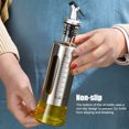 thumbnail image 4 of Bewildely Botella de aceite Botellas de condimentos Contenedor Dispensador de suministros de cocina de acero inoxidable Herramienta de almacenamiento Cocina y Comedor Escala 300ML Bewildely HA009719-05B, 4 of 6