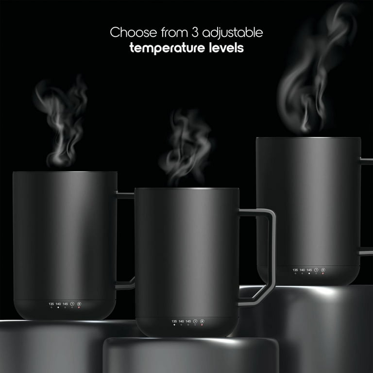 ionMug 12oz. Stainless Steel Self Heating Coffee Mug with
