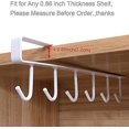 thumbnail image 3 of 2pcs Under Cabinet Cupboard Cup Holders Rack SHENMO, 3 of 5