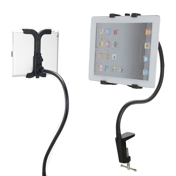 KONTONTY Flexible Cellphone Holder Desktop Cell Phone Stand ABS Black 1Pack