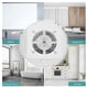 thumbnail image 4 of 4 Inch 20W 220V High Speed Exhaust Fan Toilet Kitchen Bathroom Hanging Wall Window Glass Small Venti, 4 of 5