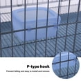 thumbnail image 5 of Space Saving Dog Watering Bowl For Crates Mounted Spill Resistant Plastic Water Feeder Quick Installation 2PCS, 5 of 9