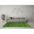 thumbnail image 3 of Ahgly Company Indoor Square Oriental Green Modern Area Rugs, 6' Square, 3 of 4