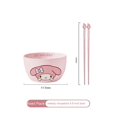 thumbnail image 3 of Sanrio Tableware Cinnamoroll Bowl Spoon Plate Cartoon Kawaii Ceramic Tableware Kitchen Utensil Food Storage Set Household Gifts, 3 of 5
