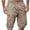 #24 Coffee 【Mix, Match & Rotate: Stock Up on Daily Colors】, variant on Zenithor Men's Cargo Shorts Straight Elastic Waist Buttons Zipper Solid Color Shorts Summer Casual Work Shorts with Multi Pockets Army Green(M-3XL)
