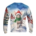 thumbnail image 2 of Hello Winter Sphynx Frosty Morning Walk Welcome Snowy Christmas All Over Print 3D Sweatshirt Unisex Merch Cat Lover Kitten Owner Gifts Idea - 02018, 2 of 6