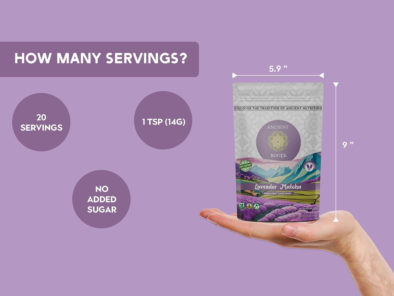 Lavender Matcha Latte Mix - 300g
