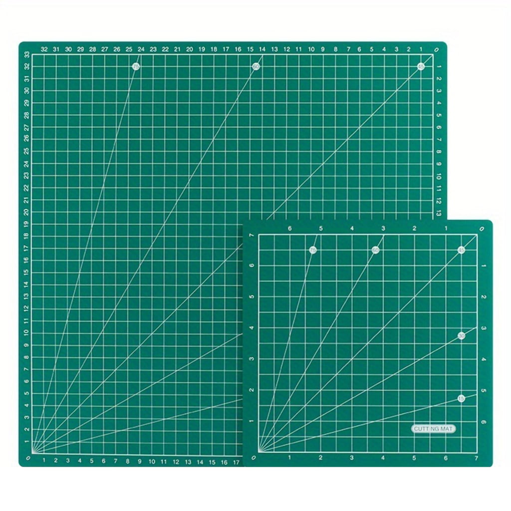 CIYISON Multipurpose Cutting Mat Double Sided Craft Cutting Mat Gridded Rotating Cutting Board Mat for Sewing, Quilting Project