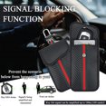 thumbnail image 4 of CHAO Juego de 2 fundas para llaves de coche anti RFID, bolsa de bloqueo de señal, bolsa de bloqueo de señal RFID para llave de coche (2), 4 of 5