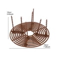thumbnail image 4 of Advancent 4 UNIDS Pot Soil Guard Baby Safety Planting Plants Grid Cover Home Hollow Flowerpot Protector Plástico con Clavos 19 cm Type3 NO3, 4 of 6