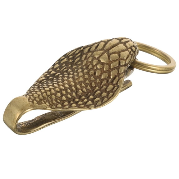 Zehuanyu Copper Snake Keychain Creative Pendant Unique Decoration