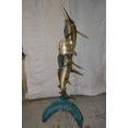 thumbnail image 3 of Nifao Two Sailfish Mailbox Bronze Statue – Garden Outdoor Decor Sculpture, 45"L x 33"W x 74"H, 3 of 12