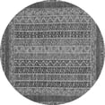 thumbnail image 1 of Ahgly Company Indoor Round Oriental Gray Modern Area Rugs, 4' Round, 1 of 4