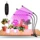 thumbnail image 1 of Luz LED para plantas, 3 luces de cultivo para plantas, lámpara con abrazadera de trípode con temporizador para plantas, jardín interior, bonsái, atenuación + temporización oso de fresa Electrónica, 1 of 4