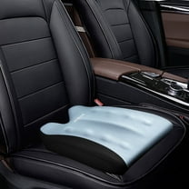 SNGMN Elevated & Thickened Car Seat Cushion, 4-Season, Memory Foam, Breathable Honeycomb Mesh, Anti-Slip, Height Adjustable, 43x42x5cm