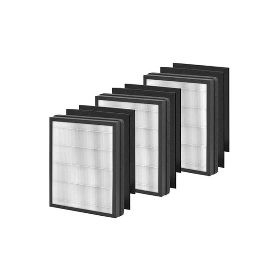 Nispira FAP-C01-A Replacement Filter for Filtrete, IDYLIS AC-2119, IAP-10-100, IAPC-40-140, IAP-10-150, H13 HEPA Activated Carbon 3 Packs