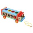 thumbnail image 2 of STARTIST Baby Children Educational Toy Wooden Car Number Puzzle Color Shape Match, 2 of 9