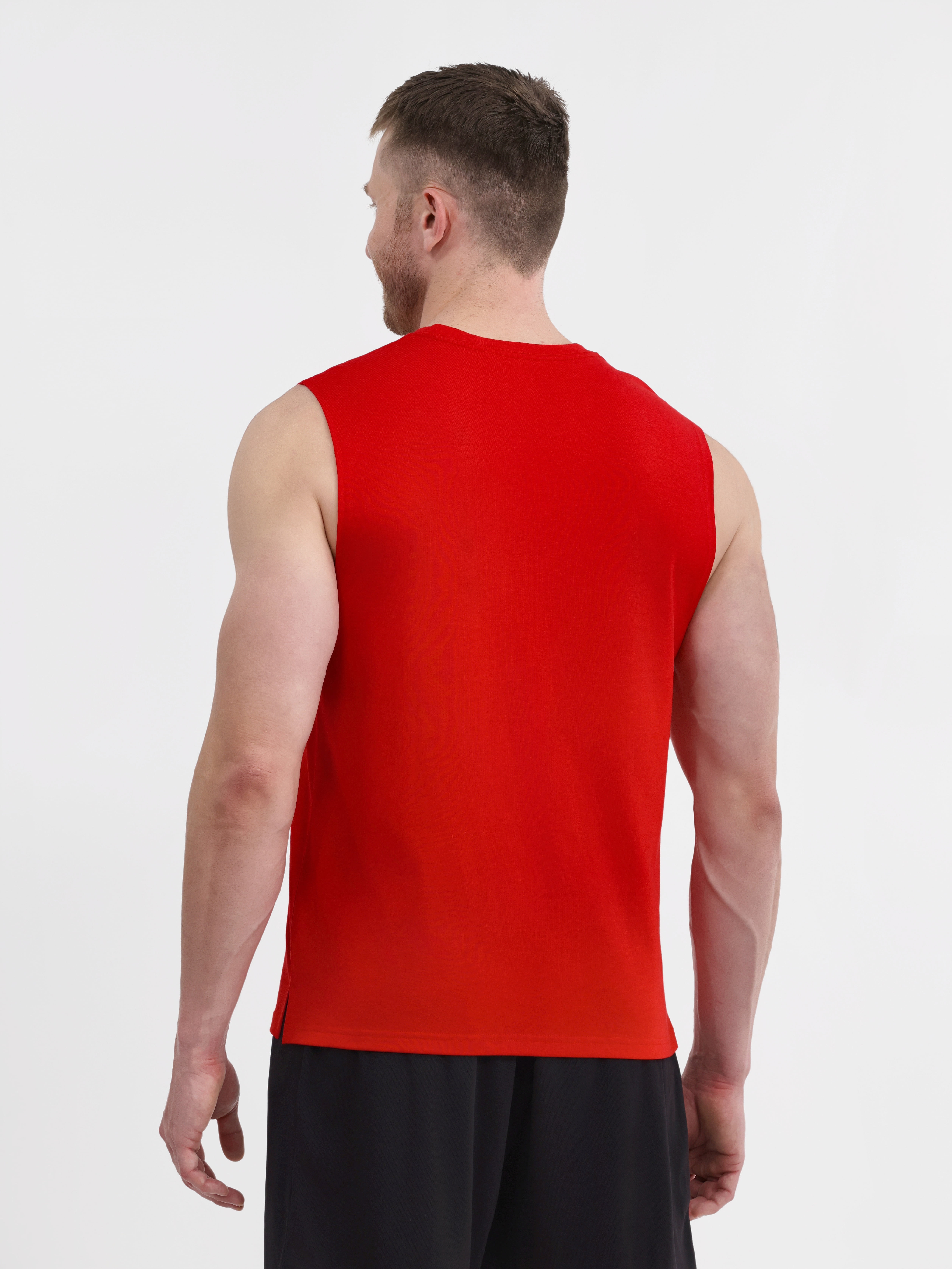 Athletic Works Men's Tri-Blend Muscle Tank Shirt Sleeveless