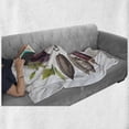 thumbnail image 6 of Cocoa Soft Flannel Fleece Throw Blanket, Exotic Food Theme Tropical Organic Botanical Harvest Healthy Plants Watercolor, Cozy Plush for Indoor and Outdoor Use, 50" x 60", Multicolor, by Ambesonne, 6 of 6