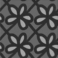 thumbnail image 1 of Ahgly Company Machine Washable Indoor Square Transitional Charcoal Black Area Rugs, 5' Square, 1 of 7