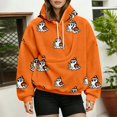thumbnail image 4 of Xijirk Halloween All‑Over Print Pet Pouch Hoodie Kangaroo Carrier Pocket Drawstring Pullover Size:2XL, 4 of 6