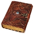 thumbnail image 1 of Libro de hechizos Spell Book Hocus Pocus, cuaderno de cuero, 10 x 7 pulgadas, 1 of 8