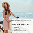 thumbnail image 3 of Earth's Splendor Biotin & Keratin Hair Tablets, 10,000 mcg + 25 mg, 60-Day Supply, 3 of 7