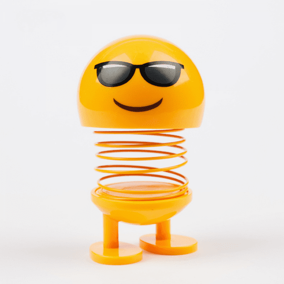 Car Spring Dancing Dolls,Car Interior Decoration Cute Shaking Head Dolls, Creative Shaking Head Spring Dancing Doll Toy