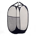 thumbnail image 1 of Cesta de lavandería de gran capacidad, malla de poliéster, plegable, para lavar la ropa., 1 of 11