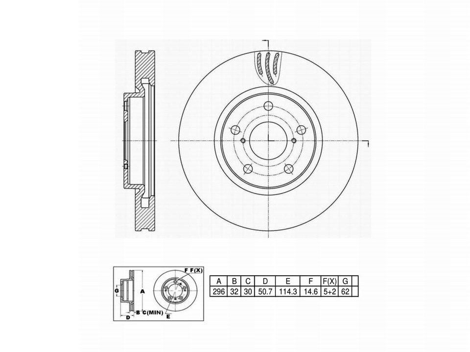 Winstop Brake Rotor, Front Right WS246237, Lexus IS250 2015-2009