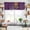 Purple, variant on Purple Sunshine Sunflower Kitchen Curtain Valances for Windows Farmhouse Short Curtains, Pastoral Bees Farmhouse Floral Rod Pocket Valance Curtain for Bedroom Cafe Living Room 42"x18"