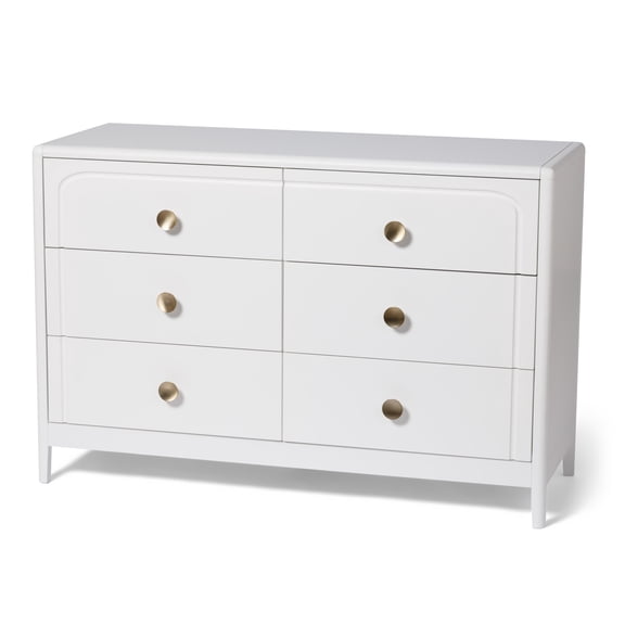 Little Seeds Briar 6-Drawer Dresser , True White