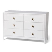 Little Seeds Briar 6-Drawer Dresser , True White