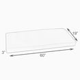 thumbnail image 4 of Multi Floral Indoor Outdoor Corded Bench Cushion, 4 of 4