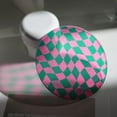 thumbnail image 2 of Creative Acrylic Coasters Set of 4 Round Checkerboard Abstract Cup Mat Pad Mosaic Absorbent Coasters for Drinks Tabletop Protection for Table Bar Desk Home Decor Housewarming Gift, 2 of 2