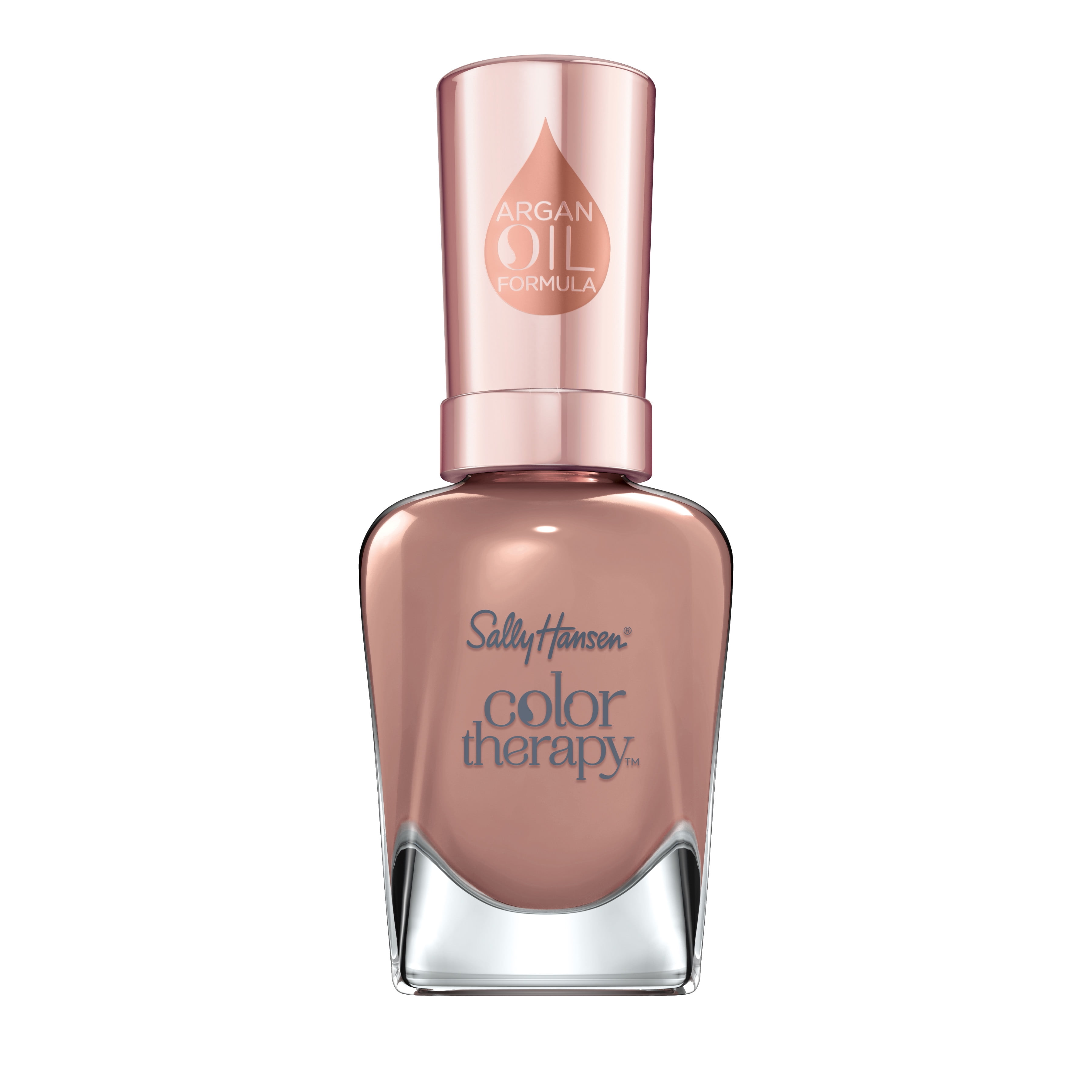 Sally Hansen Color Therapy Nail Color, Sunrise Salutation, 0.5 oz, Nail Polish, Restorative, Argan Oil Formula, Instantly Moisturizes