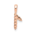 thumbnail image 4 of 14k Rose Gold Diamond Number 1 Pendant, 4 of 4