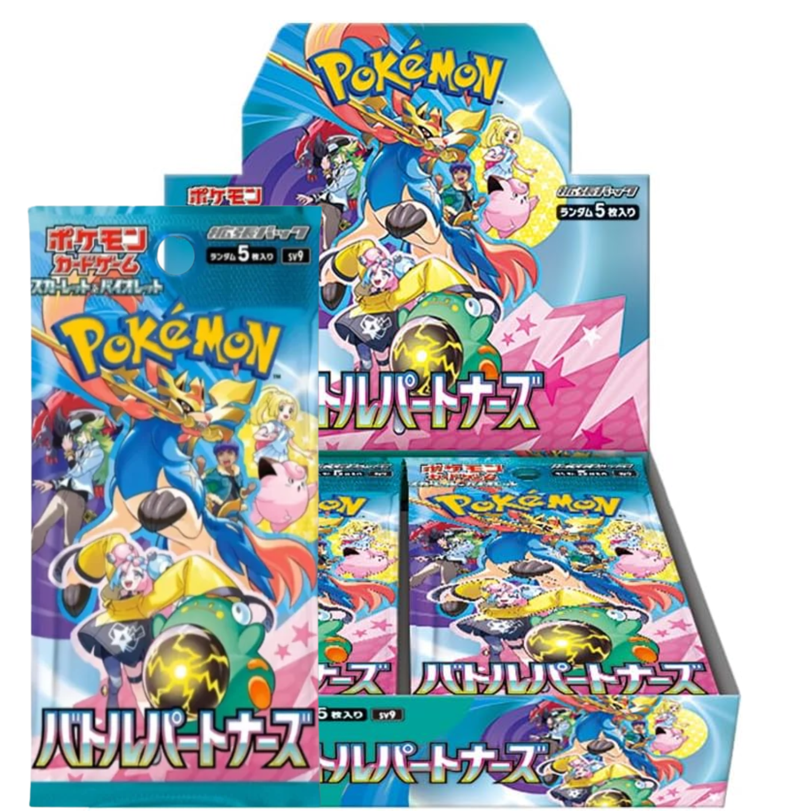 Pokemon Battle Partners Japanese Booster Box SV9: Battle Partners (SV9)