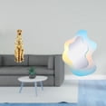 thumbnail image 2 of Figura de guepardo,Figura de guepardo dorado,adorno de escritorio moderno,Adorno de mesa con estatua de guepardo realista,espejo acrílico ondulado,Espejo acrílico ondulado arcoíris de, 2 of 8