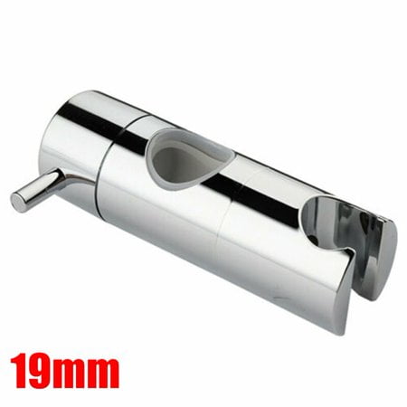 

GLFILL Adjustable 19-25mm Chrome Shower Head Holder Riser Bathroom Rail Bracket Slider