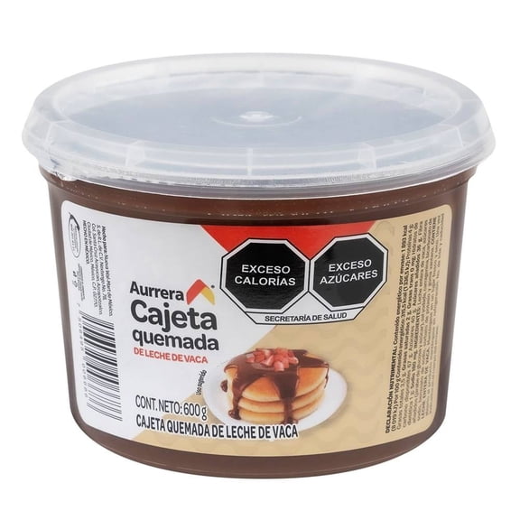 Cajeta Aurrera quemada de leche de vaca 600 g